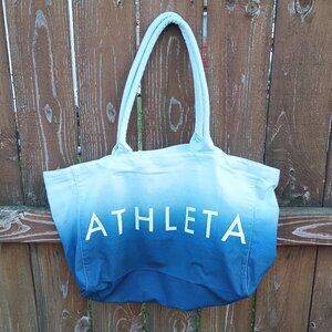 Athleta Oversize Ombre Lightweight Canvas Tote